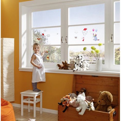 13 Stickers pour vitre Winnie l'Ourson Disney et ses amis (1/4)