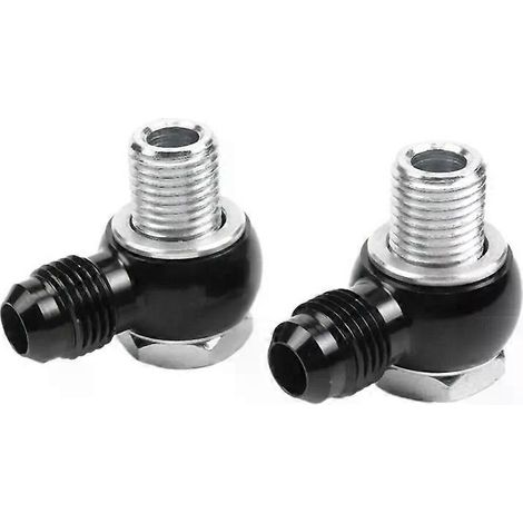 Für GM Turbo 350 400 700R4 4L60E Getriebeölkühler 90 Grad Banjo-Anschlüsse - JXLGV (1/4)