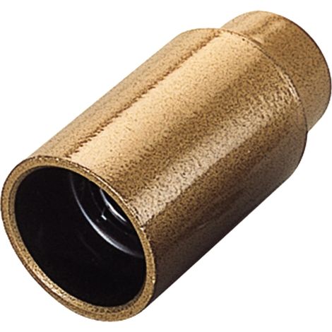 poly pool - portalampada e14 corpo liscio oro