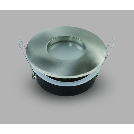 Spot LED Rond - Aluminium Satin Nickel - GU10 - IP65 - 35W Max