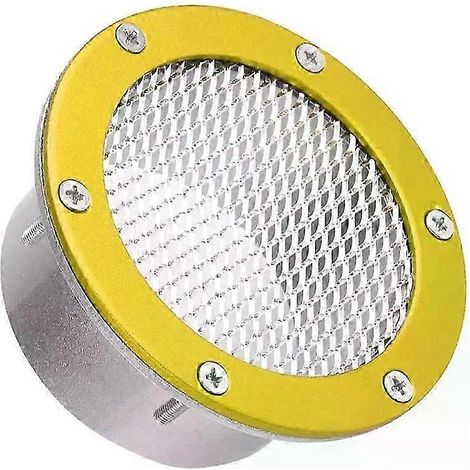 Grille d'aération de pare-chocs pour voiture de course, entrée d'air froid, cache d'aération universel pour pare-chocs, accessoires auto 3/3,5/4" (3,5 pouces doré) (1/5)