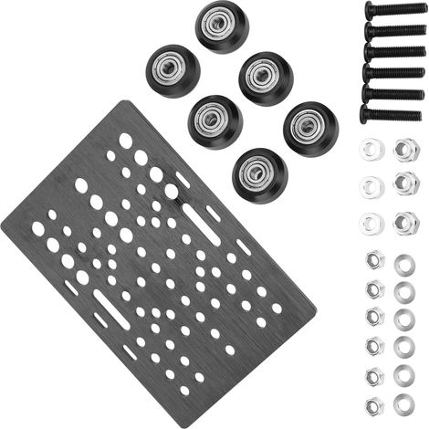 Gantry-Platten-Gleitbauplatten-Lagerrollensatz passend für Opennbuilds V-Typ NEMA Linearantriebe 20–80 mm (1/5)