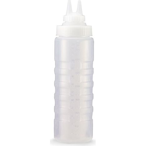 Distributeur à Sauce à Pression Double Transparent - Pujadas