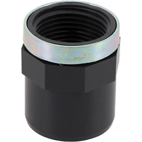 Manchon PVC pression noir droit - GIRPI - F 1/2' - Diamètre 25 mm