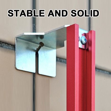 Decdeal Support de niveau laser réglable en alliage d'aluminium à montage stable avec accessoire adaptateur universel 300 mm 400 mm 500 mm 600 mm en option