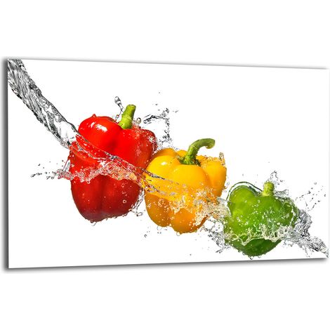 PLAQUE DE PROTECTION EN VERRE POUR CUISINIÈRE 80x52 PEPPER (1/5)