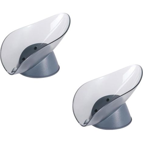 Bathroom Storage Shelf with Water Drainage 2 Pieces in Blue