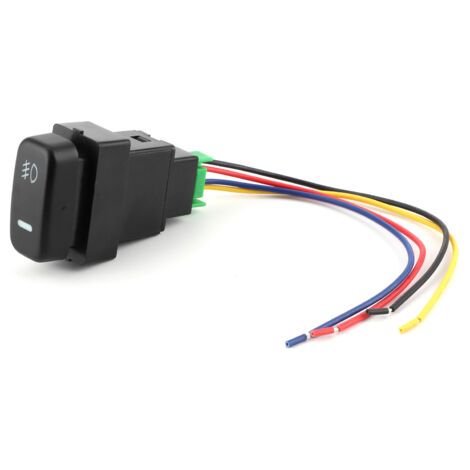 QORVA- Bouton de commutation de phare antibrouillard de remplacement, adapté à Mitsubishi Pajero/Lancer/Outlander/Triton (1/5)