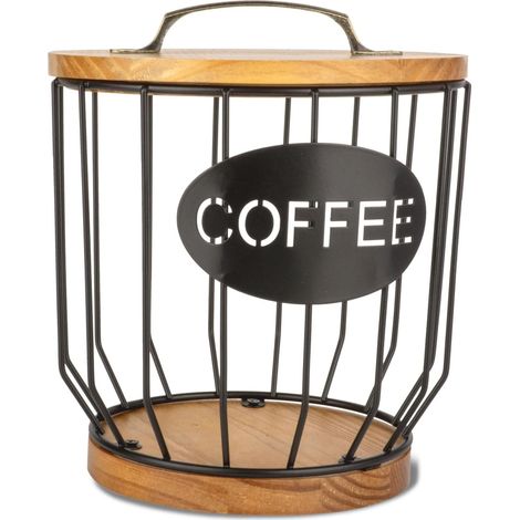 Organisateur pour capsules de café, pour plan de travail de cuisine, bar à café, bureau ou hôtel.-AquaForge (1/4)