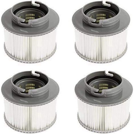 Pack of 4 replacement filter cartridges for bubble spas - AquaForge (1/5)