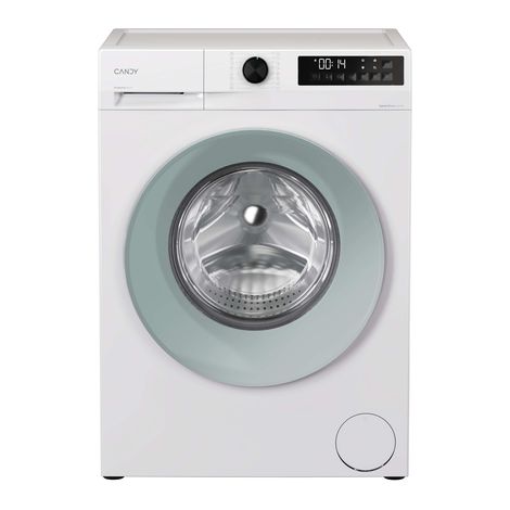 Candy ProWash 300, Lavatrice Slim 8 KG, 10% più efficente della classe A, 1400 giri, Bianco, Inverter, Fresh Vapor, 8 Cicli Rapidi, GD 48SE6-S. Tipo di carica: Caricamento frontale. Capa... - GD48SE6S