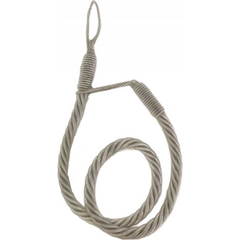 CORDON - Embrasse rideau textile Coloris - Gris argent