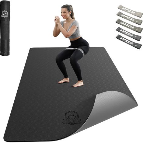 Large Yoga Mat – 183 x 91 x 0.5 cm, XXL Thick Yoga Mat, Non-Slip, for Pilates (1/5)