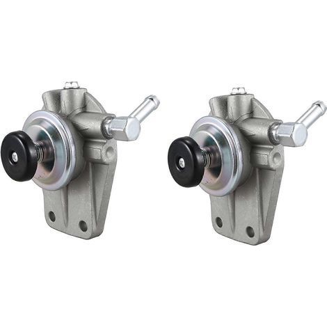 Lot de 2 pompes d'amorçage de filtre à carburant en métal noir de 10 mm pour Nissan Patrol GU ZD30 3.0 16401VC10D