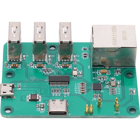 Carte d'extension HUB avec accessoires USB et Ethernet intégrés pour Raspberry Pi Zero Network (1/5)