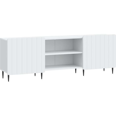 Meuble TV  Banc TV  Armoire TV Blanc 150 x 31 x 52 cm Bois d'ingénierie