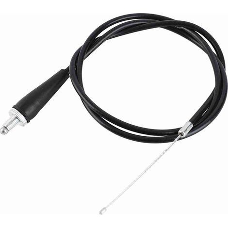 Ligne de câble d'accélérateur de moto à tête droite M8 de 110cm, pour moteur Pit Dirt, vélo de piste, Motocross (1/5)