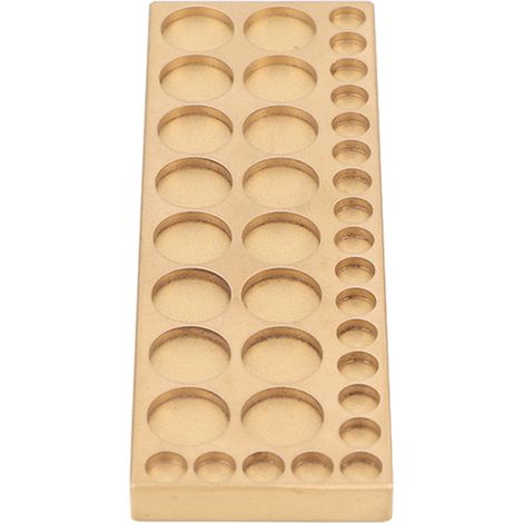Boîte de rangement de vis multifonctionnelle en cuivre pur, plateau de rangement pour petites vis, outil de réparation de montres (1/5)