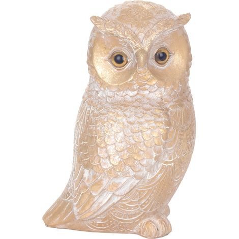 Signes Grimalt Buhos Buhos Figure  Figure de hibou beige - 18x12x10cm (1/5)