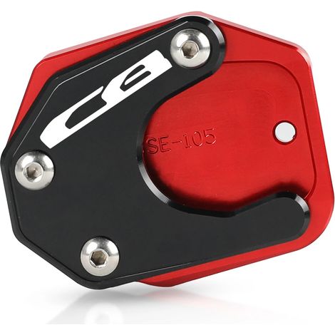 (Logo CB) Compatible avec Honda CB500X, CB500F, CB150R, CB300F, CB400, CB600F, CB900F et Hornet CB300F. Extension de béquille latérale, plaque de support, puissance maximale. (1/4)