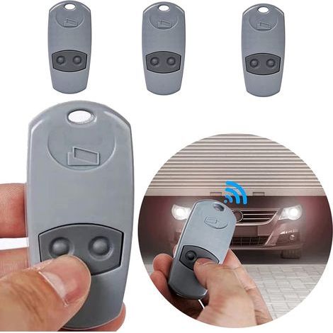 Telecommande Universelle Portail - telecommande Came top432ee, Telecommande Portail Universelle fit pour Venu Top 432NA/432/432EE/432A/432M/432S T432/CAME 432 with Pile Bouton 2CR2016(Gris)3 pièces (1/5)