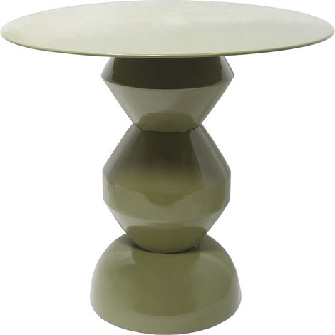 Table d'appoint en métal - Kaki - SUPITA