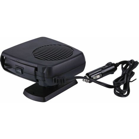 Chauffage de Ventilateur de Refroidissement Automatique de Voiture 12V 150W Portable 2 en 1 en Céramique Ventilateur de Dégivreur Universel pour la Plupart de la Voiture (1/5)