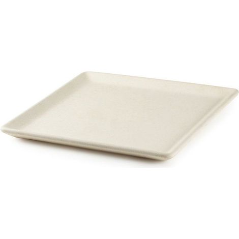 Piedra para pizza y pan DOMO blanca rectangular 35 x 34 cm piedra refractaria