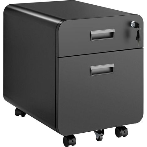 SpeaKa Professional Conteneur roulant SP-MFC-001 noir (mat) (l x H x P) 394 x 500 x 497 mm 1 pc(s) SP-13497416 (1/4)