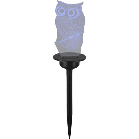Lampe cœur étanche 3D à double panneau solaire Lampe solaire de jardin pour routes Night Owl (1/5)