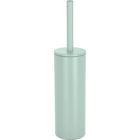 Escobillero con soporte de acero AKIRA Matt Ice Green Spirella (1/5)