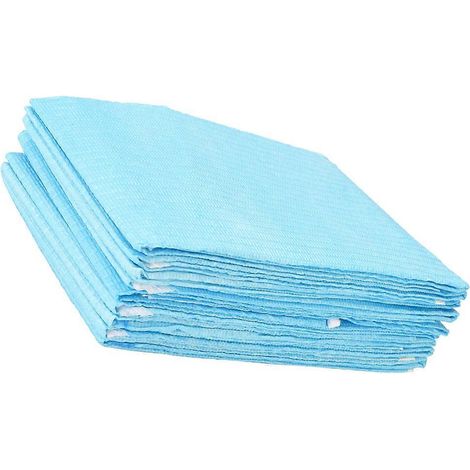 Lot de 10 bavoirs jetables pour repas, adaptés aux personnes âgées, aux personnes handicapées et aux patients. Protection optimale des vêtements. (1/5)