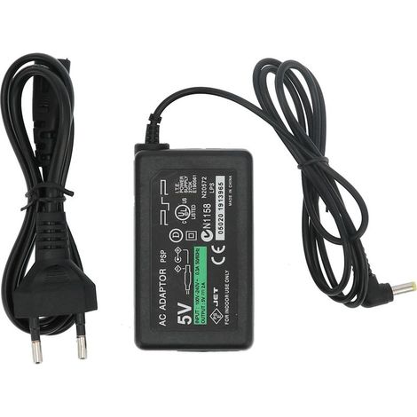 Adaptateur secteur portable pour console PSP 1000/2000/3000, chargeur UE 100-240V (1/5)