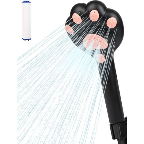 Pommeau de Douche Filtré avec Douchette – 3 Modes de Jet, Pression Optimale, Élimination Chlore et Impuretés (1/5)