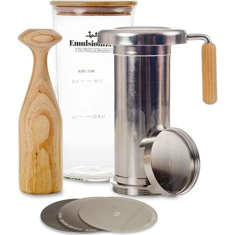 JATA JEEM2450: máquina casera para elaborar leche vegetal, ideal para zumos, sopas, caldos y mucho más. Mezcla, filtra y emulsio (1/5)