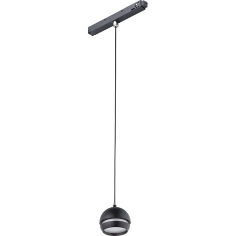 Suspension rail magnétique boule noire LED 5W 4000K (1/5)