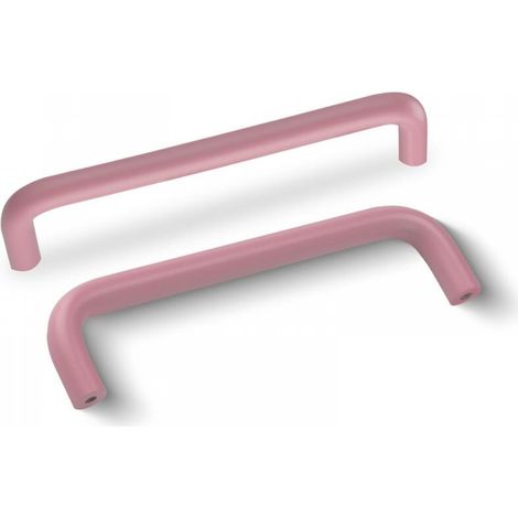 4 Pièces Poignée de Meuble en Aluminium 128mm Poignees de Portes pour Placards avec Vis Boutons Tiroir pour Armoire Cuisine,Rose (1/5)