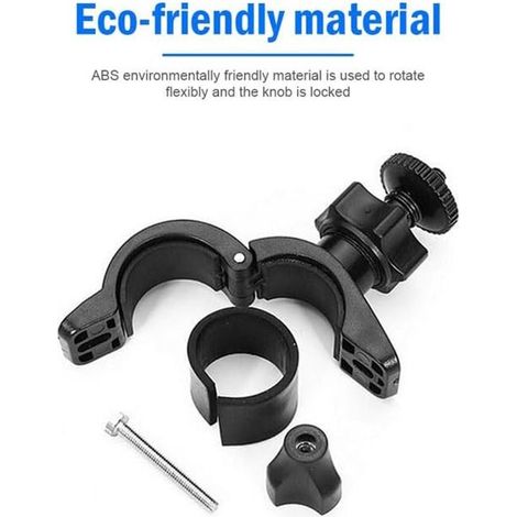 Soporte fijo en forma de O para manillares de motocicletas/bicicletas para cámaras de acción como GoPro, Insta360 y DJI: un clip seguro y resistente para tu cámara de acción. (1/3)