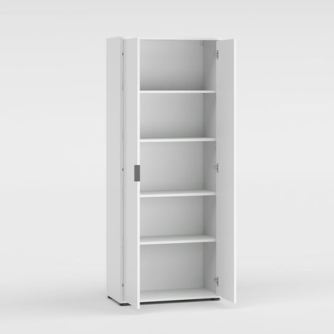 Armario multifunción de 2 puertas con 4 estantes Made in Italy Jolly (1/5)
