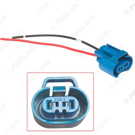 Adaptateur de douille pour phare/antibrouillard de voiture 9005 HB3, ampoule halogène, fil de douille d'origine