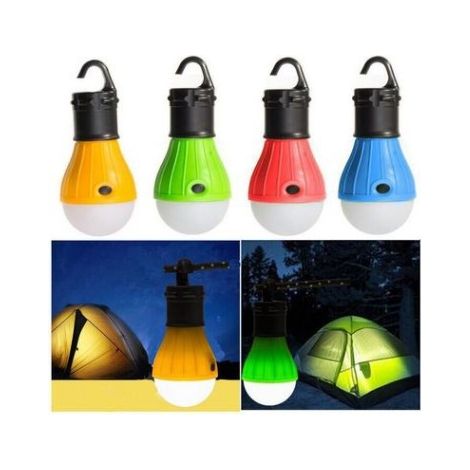 PCS LED Tent Lamp Camping Light Portable LED Lantern Emergency Light Bulb Battery Operated 3 Mode Night Light for Backpacking Hiking Fishing Shed Playhouse Indoor Outdoor Activities (1/5)