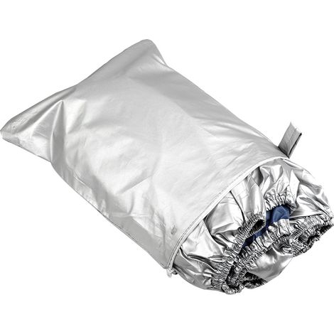 Housse de protection extérieure pour bateau, imperméable, très résistante, tissu Oxford 300D réfléchissant argenté, anti-écrasement et indéchirable, convient aux bateaux V-HULL TRI-HULL Runabouts Bass (1/5)