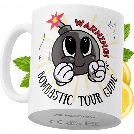 Lustiger Kaffee- oder Teebecher mit witzigem Textdesign für Reiseführer – ideal für Geburtstage, Namenstage, Feiertage und besondere Anlässe. Hochwertiger Becher für Zuhause, Büro und Arbeit. Farbe: W