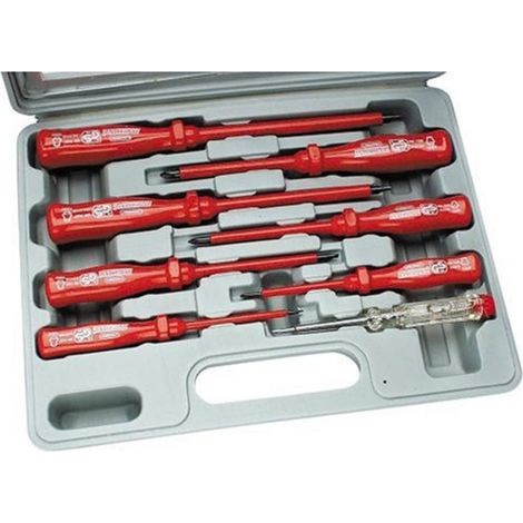 Mannesmann - M 1187-8-PL 8 – Set cacciaviti, 8 pz., marchi VDE-GS