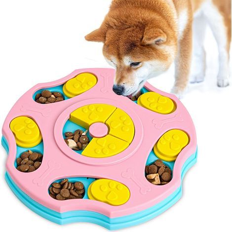 Jouet Interactif Occupation Chien Amélioration Qi Intelligences Chien Distributeur Croquettes Cadeau (1/5)