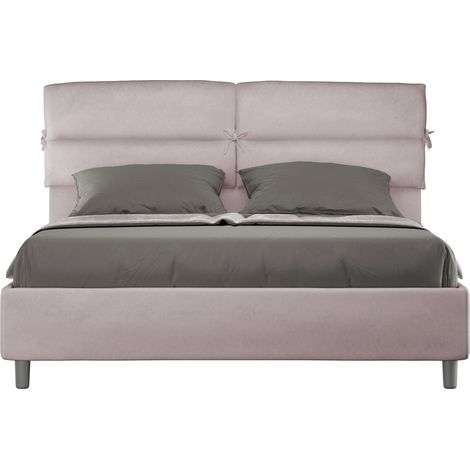 Letto Matrimoniale 160x190 cm con Rete Nandy Glicine (1/4)