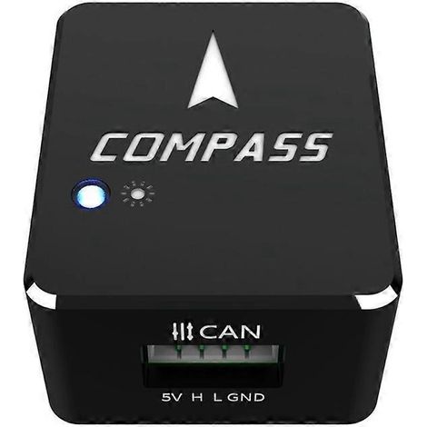 Boussole externe RM3100 pour drone RC avec indicateurs LED, sortie 80 Hz, interface CAN, compatible avec les contrôleurs de vol PX4/Ardupilot (1/5)