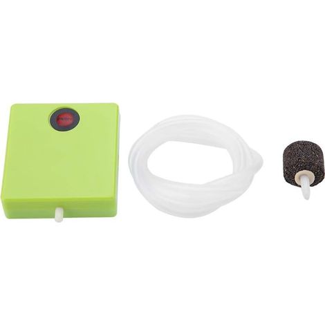 Portable Aquarium Air Pump Battery-Operated Dry Fish Tank Air Pump Aerator Oxygen Fish Tank Oxygen Aerator with Stone and Air Tube (1/5)