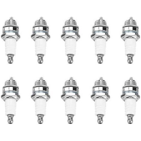 Bougies d'allumage automobiles de qualité supérieure, accessoires rechange pour débroussailleuse 10 pièces tronçonneuse - (1/5)