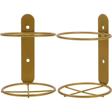 Étagère à vin murale en fer 2 pièces design compact et